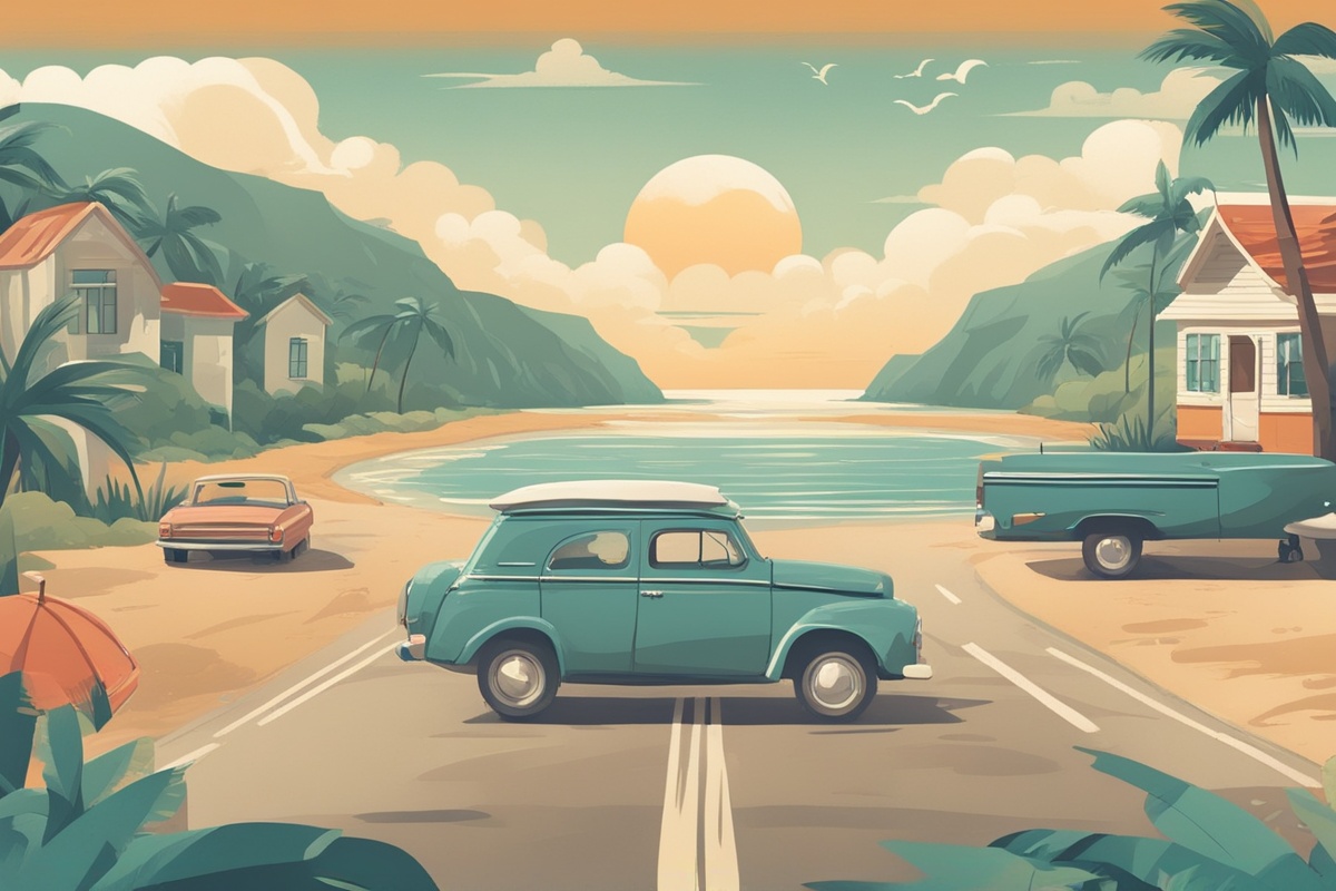 Scenic Beach Drives Along Coastlines