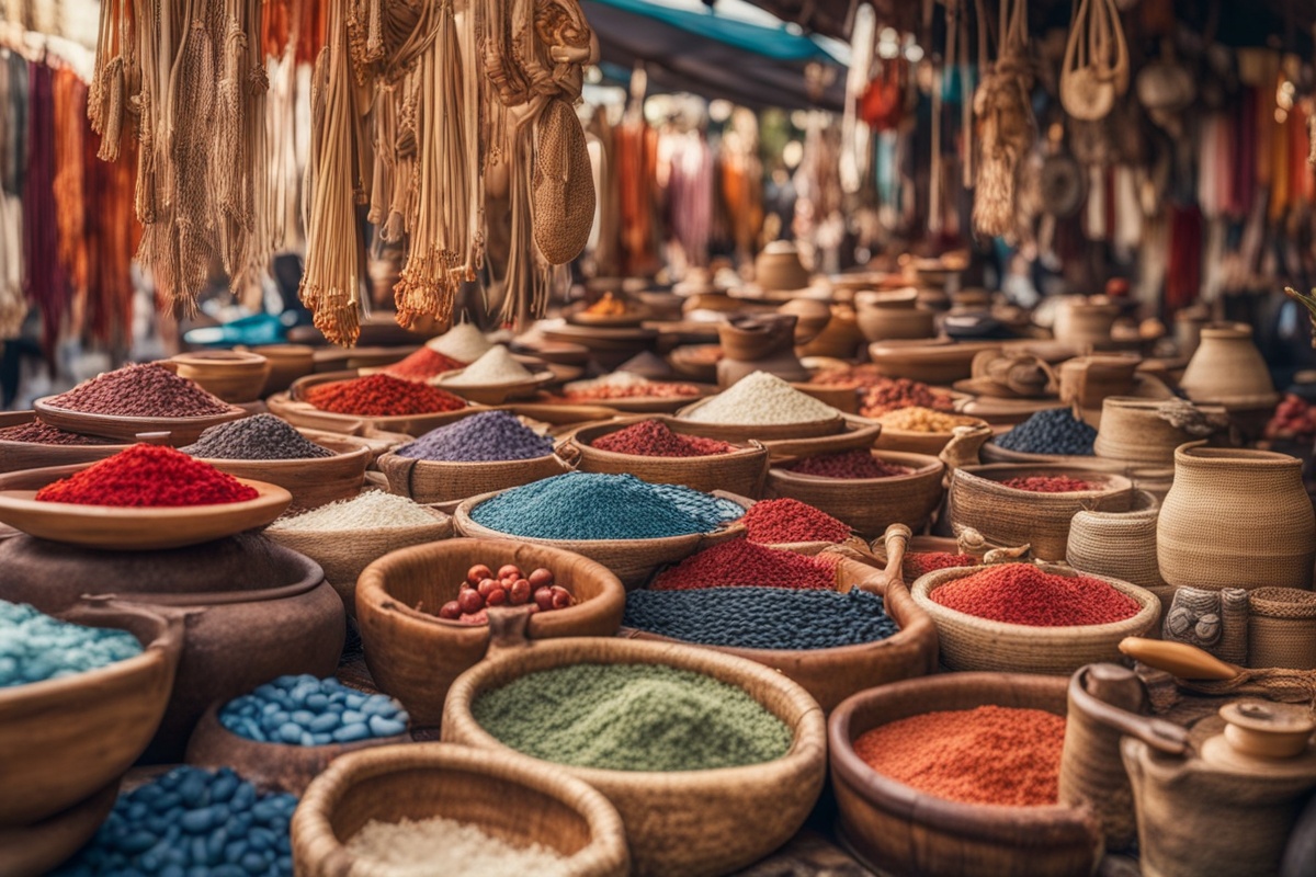 Handcrafted Art In Cultural Market Destinations
